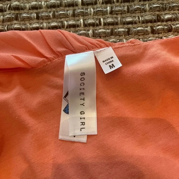 Society Girl Boho cropped top spaghetti straps size‎ M - Picture 10 of 10